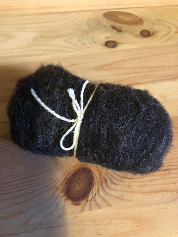 Ruban de laine cardée (version foncée)